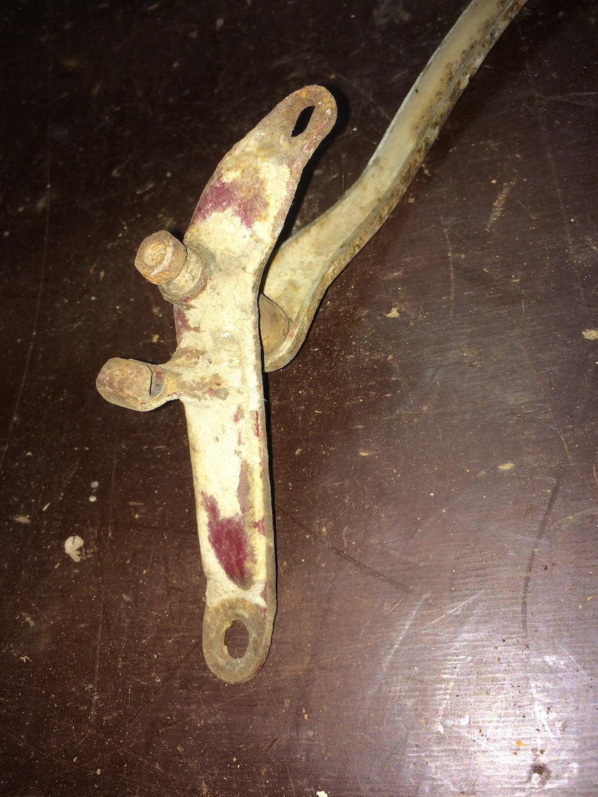 Brzdová páka s držiakom, na lanko