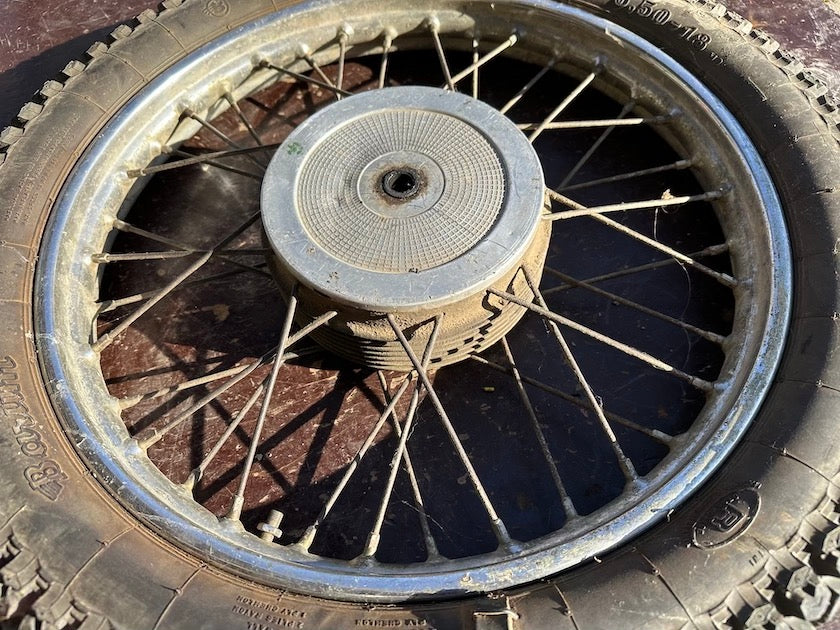 Koleso, stred kolesa s ráfikom 18