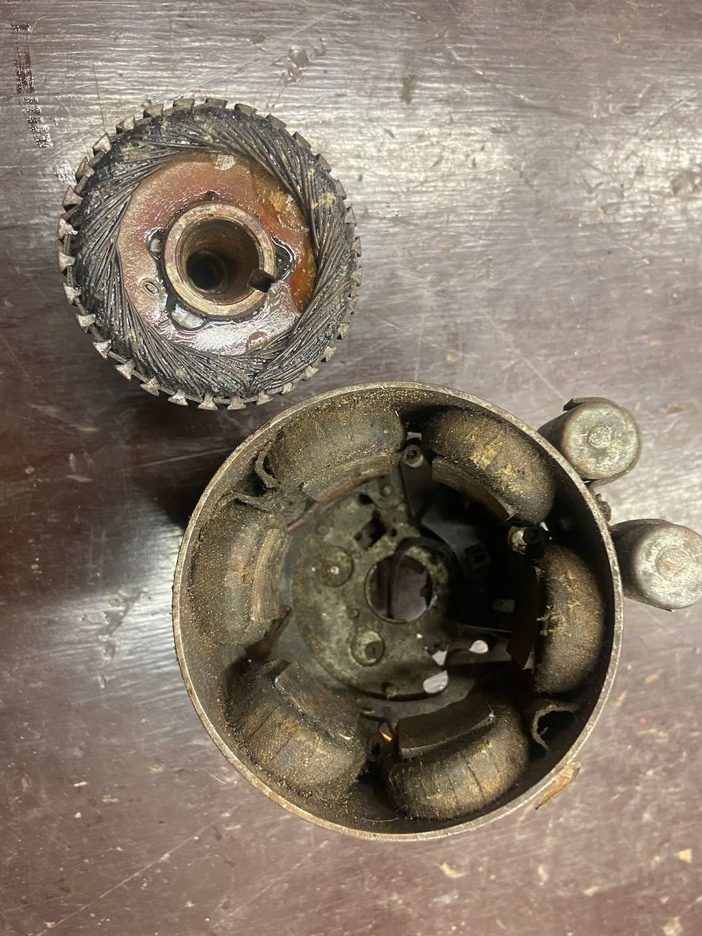 Zapalovanie Stator +rotor