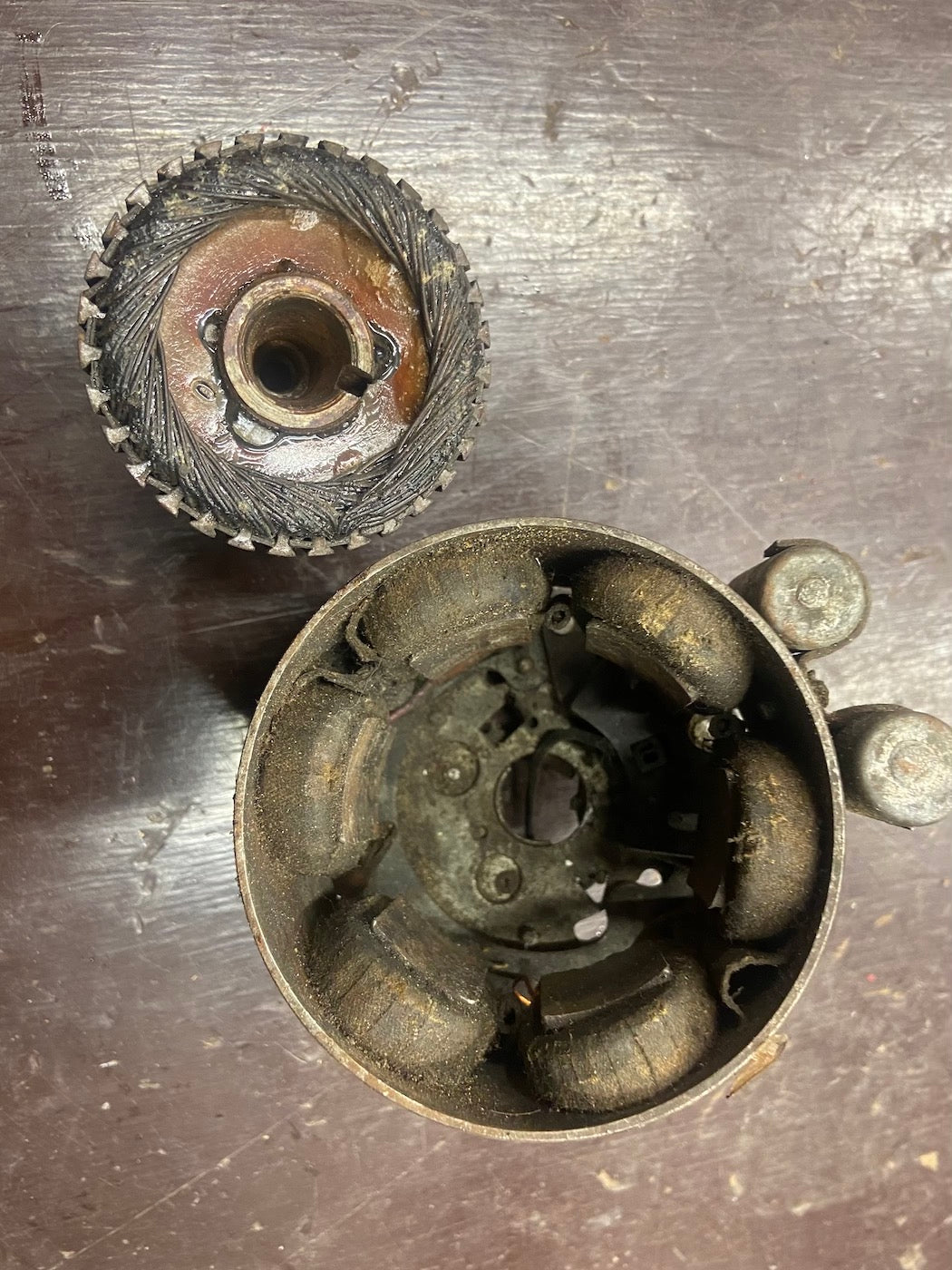 Zapalovanie Stator +rotor