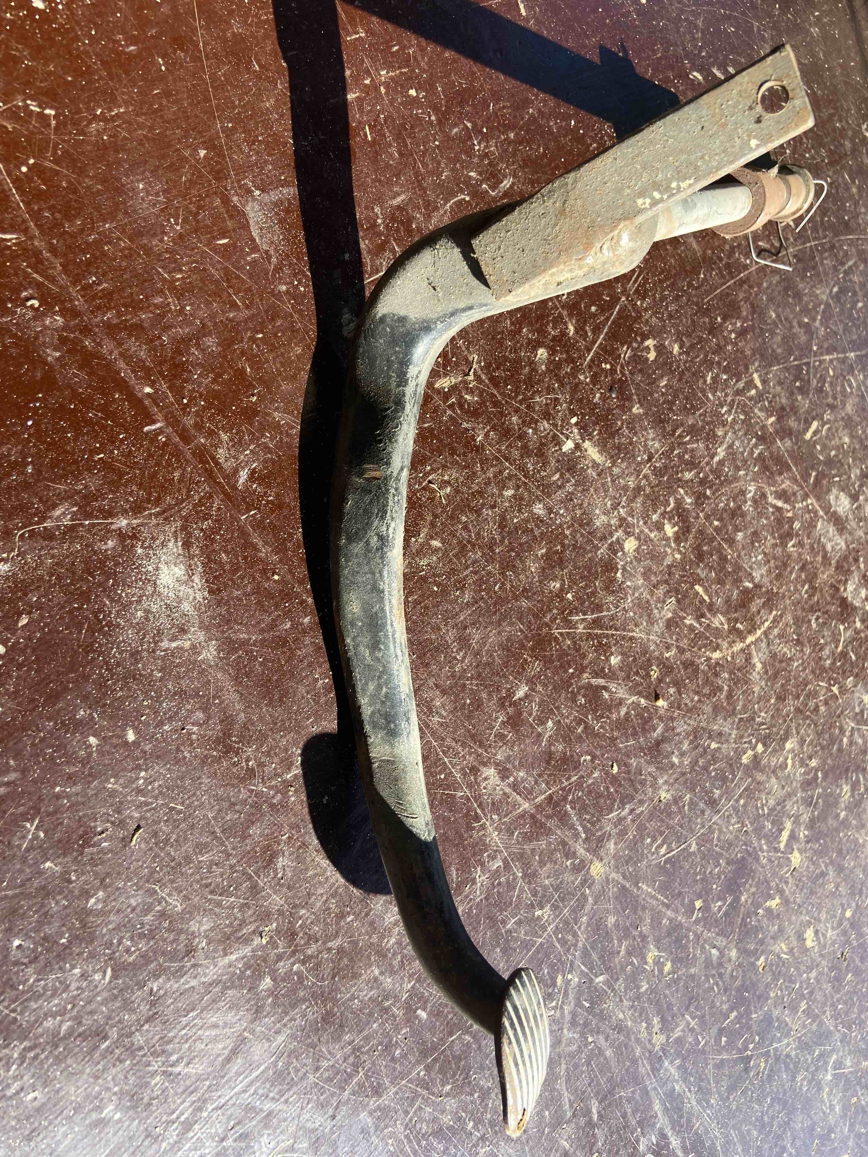 Brzdová páka, upravená