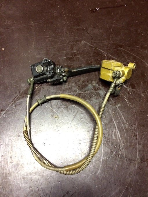 Brzdová páčka so strmeňom