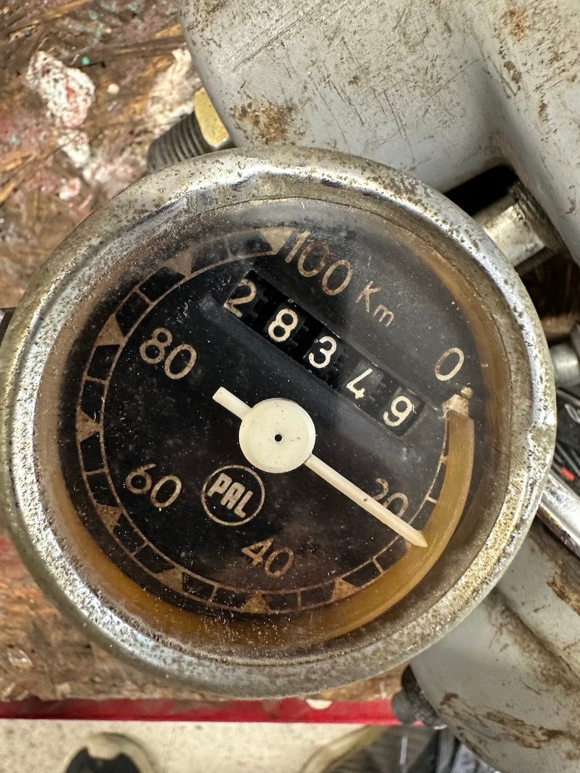 Tachometer PAL čz 125 150c, funkčný, počíta km