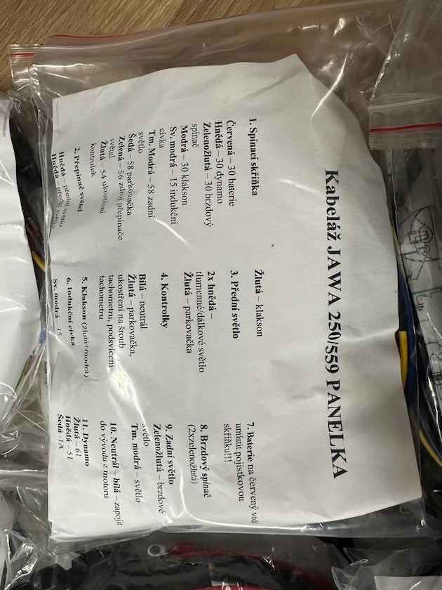 Kabeláže (všetky typy vo fotkách)