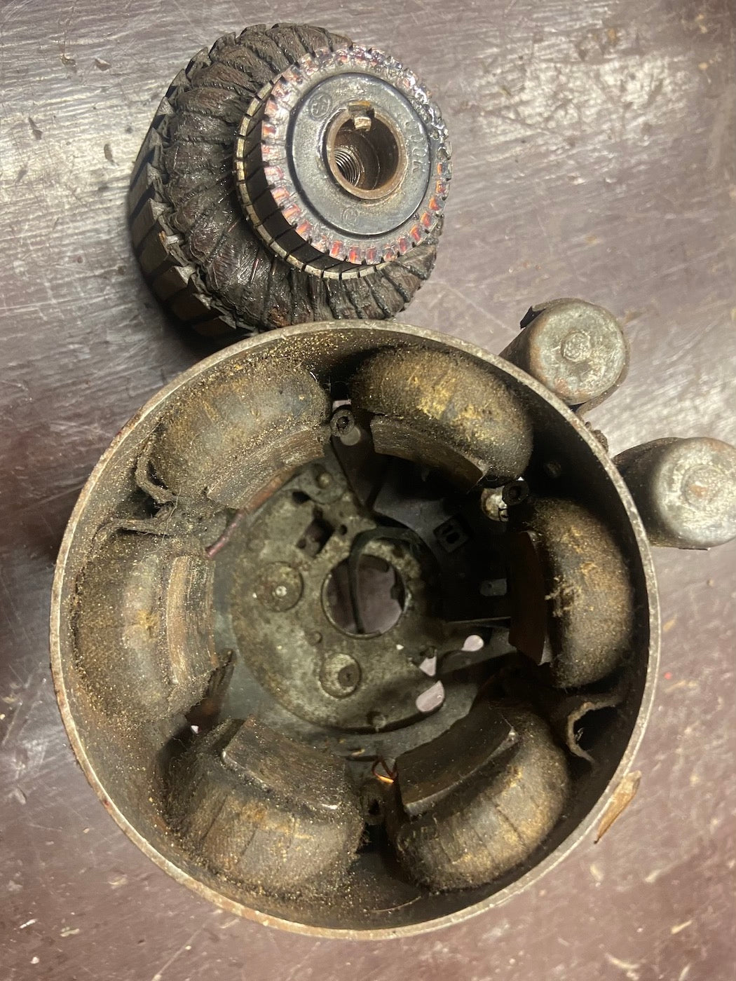 Zapalovanie Stator +rotor