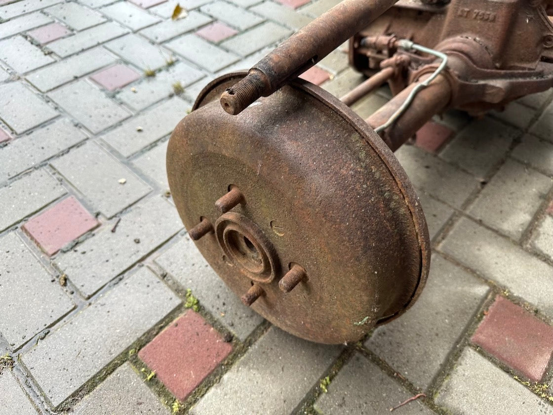 Zadná náprava, predvojnový automobil SKODA POPULAR, RAPID, SUPERB