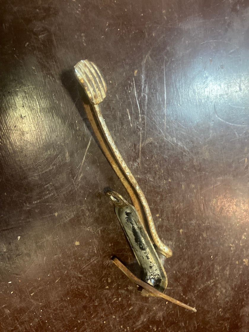 Brzdová páka s držiakom