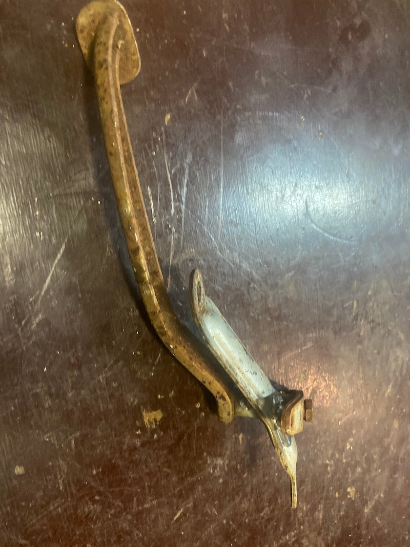 Brzdová páka s držiakom