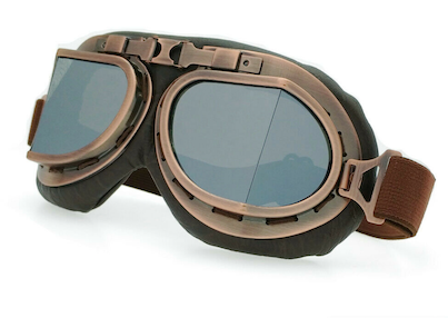 Retro okuliare, hnedé