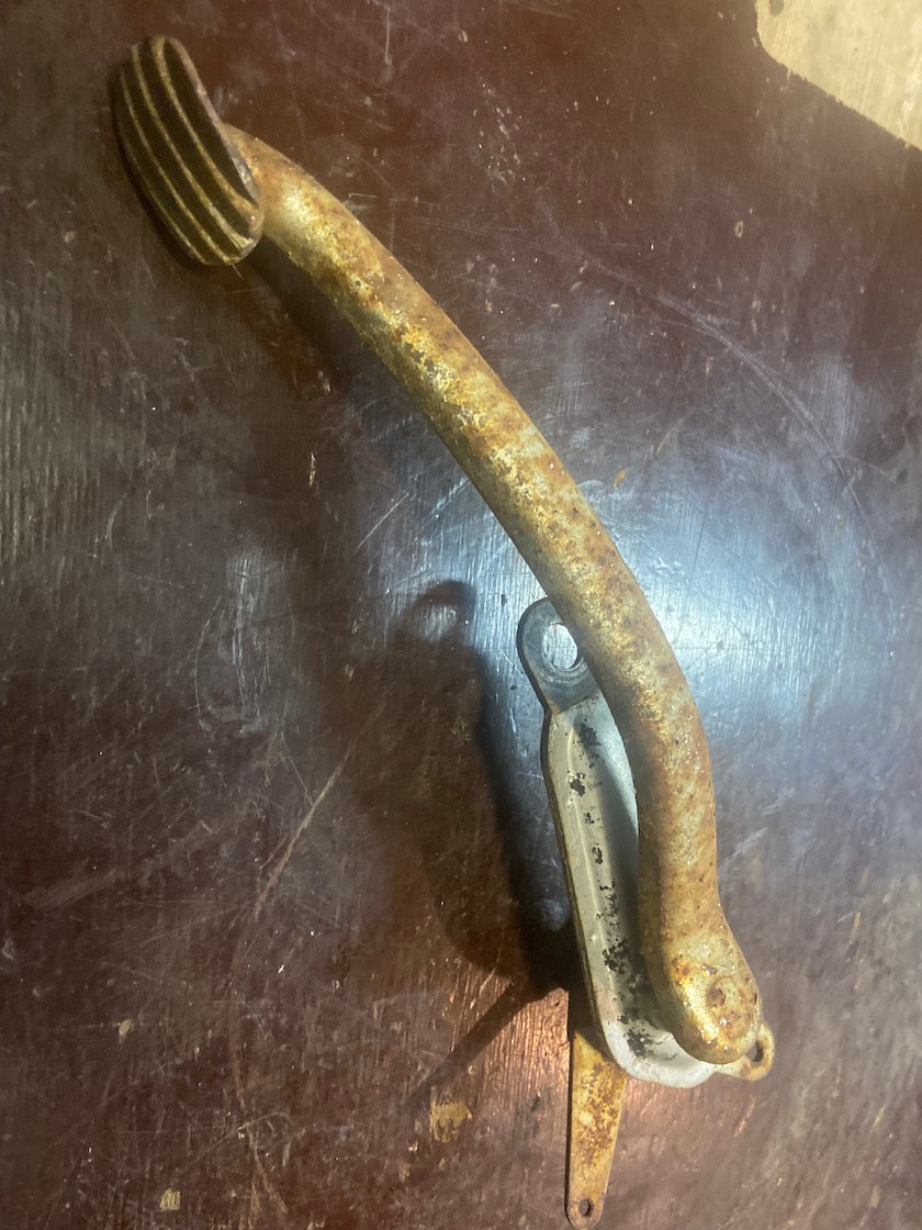 Brzdová páka s držiakom