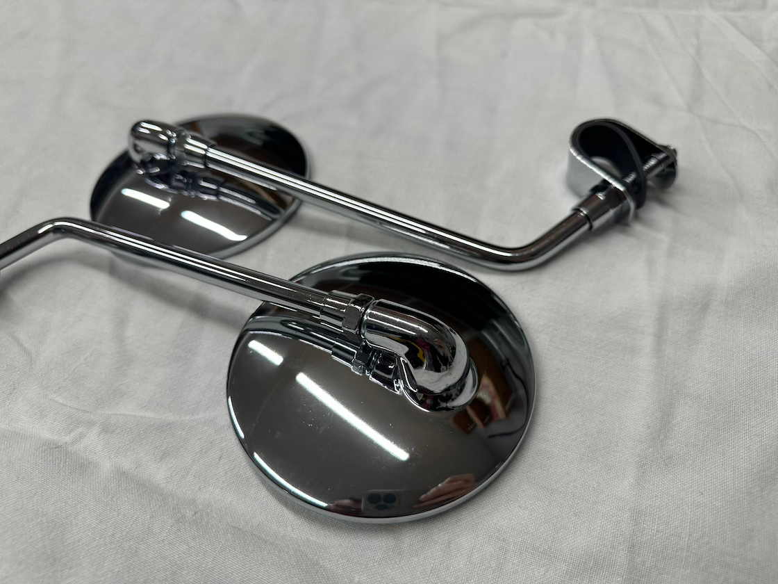 Spätné zrkadlá chróm, sada