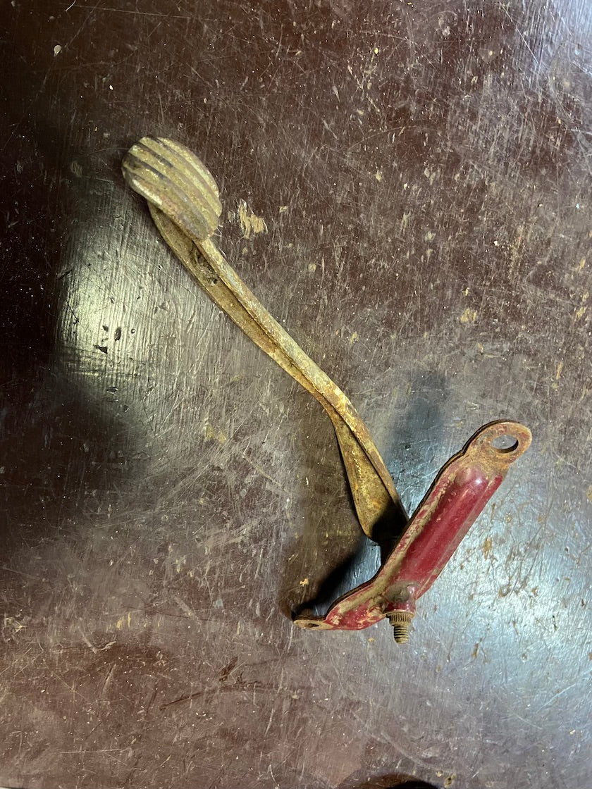 Brzdová páka s držiakom 350 ohnutá