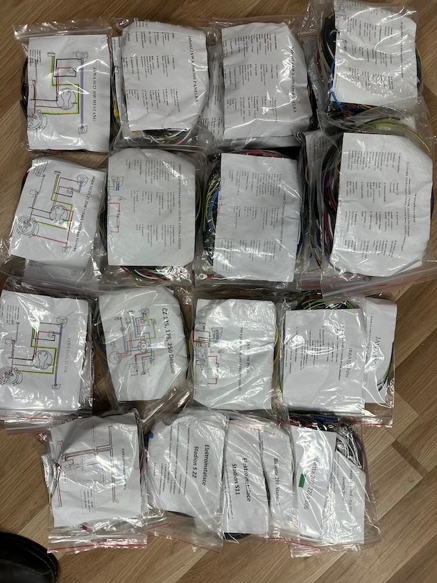 Kabeláže (všetky typy vo fotkách)