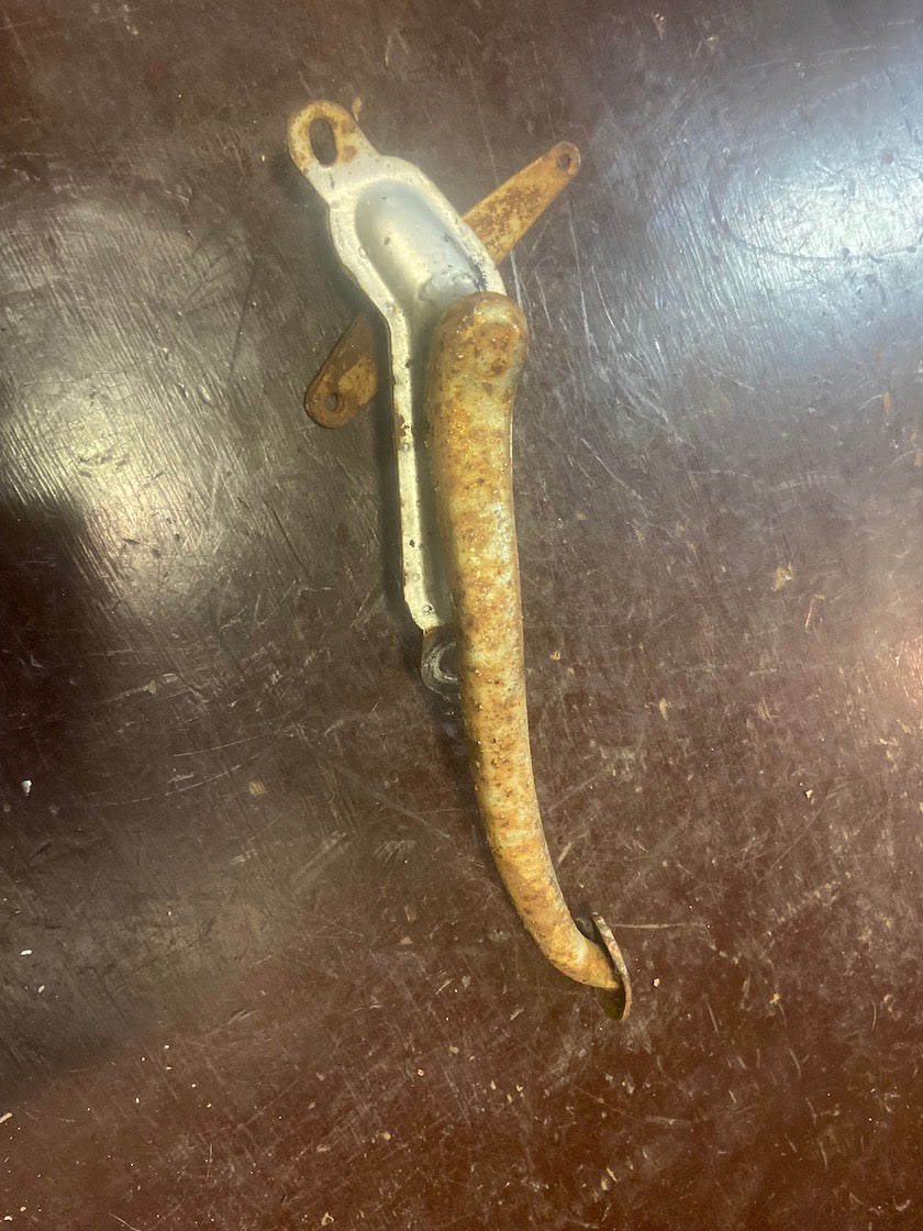 Brzdová páka s držiakom