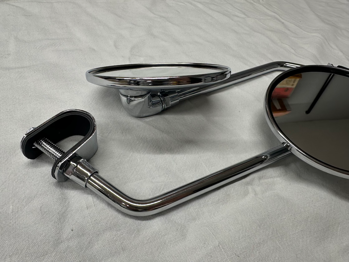 Spätné zrkadlá chróm, sada