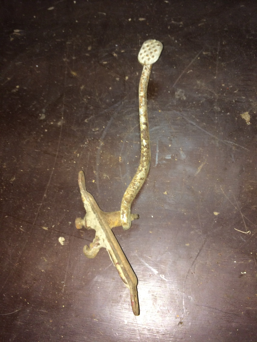 Brzdová páka s držiakom, na lanko