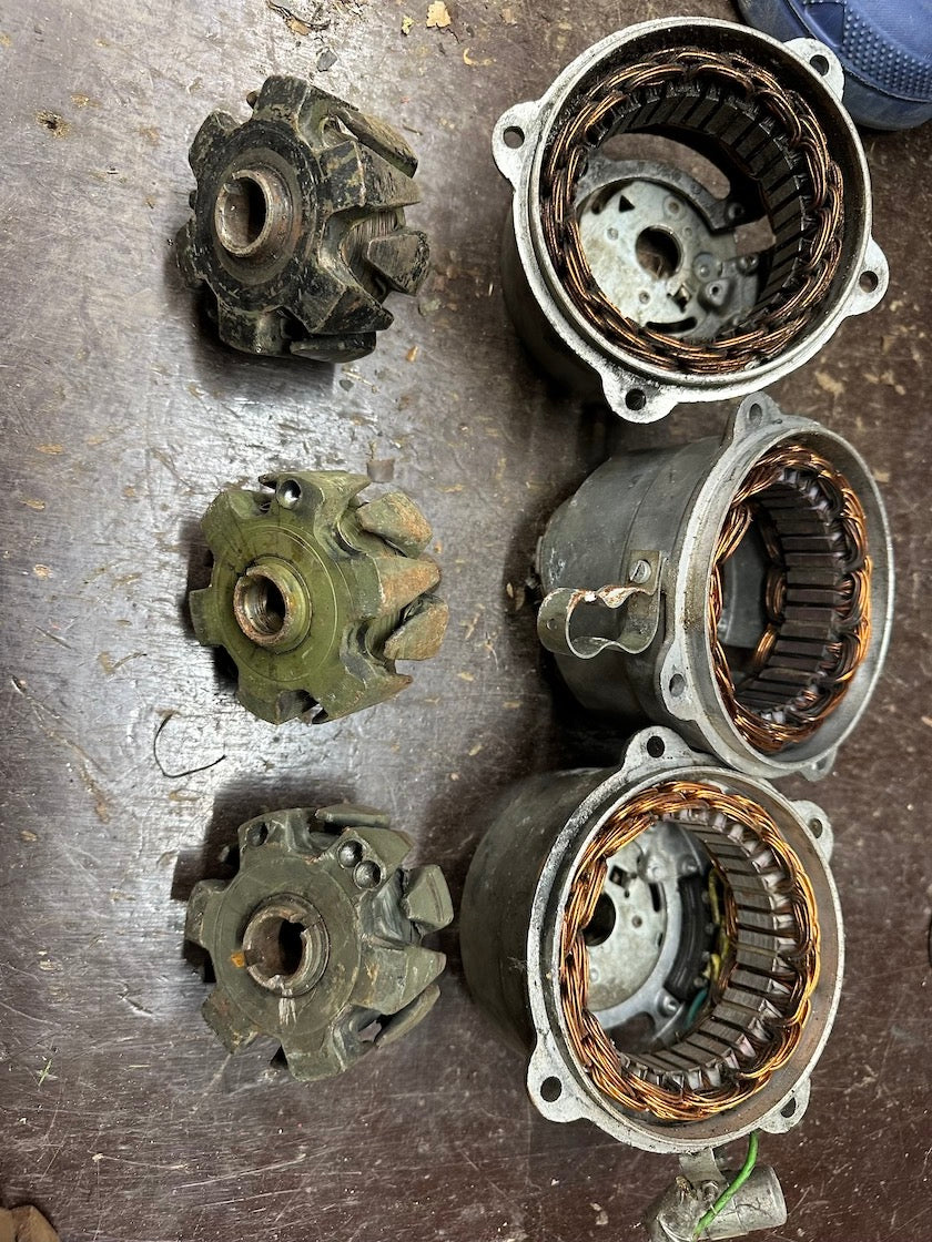 Alternátor, zapalovanie rotor + stator