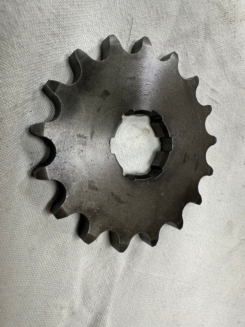 Reťazové kolečko, rovné