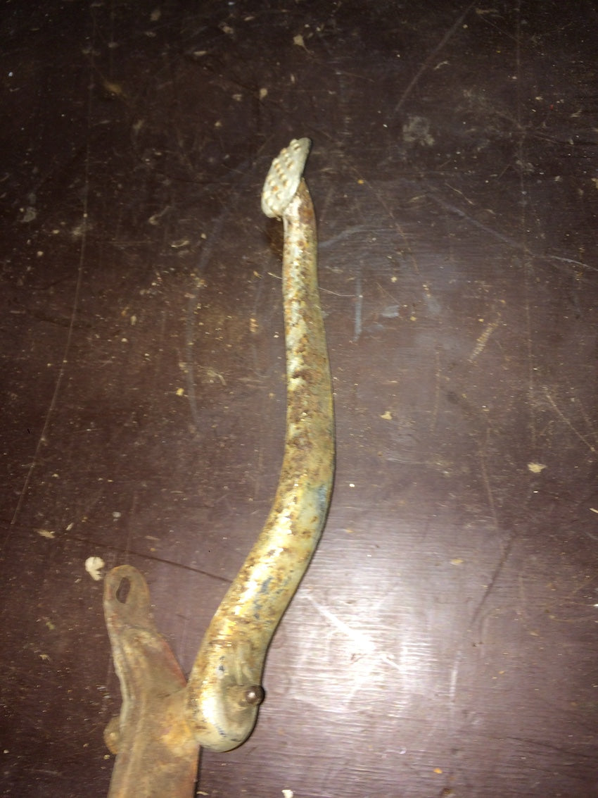 Brzdová páka s držiakom, na lanko