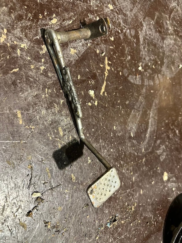 Brzdová páka 20, zváraná